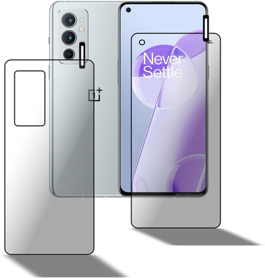 PONDRIK Front and Back Screen Guard for OnePlus 9RT 5G(Pack of 2)