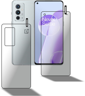 PONDRIK Front and Back Screen Guard for OnePlus 9RT 5G(Pack of 2)