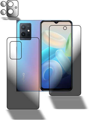 PONDRIK Front and Back Screen Guard for VIVO Y75 5G(Pack of 3)