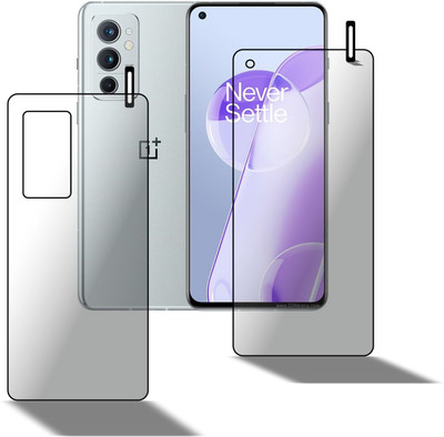 PONDRIK Front and Back Screen Guard for OnePlus 9RT 5G(Pack of 2)
