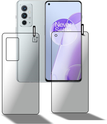 PONDRIK Front and Back Screen Guard for OnePlus 9RT 5G(Pack of 2)