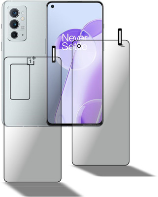 PONDRIK Front and Back Screen Guard for OnePlus 9RT 5G(Pack of 2)