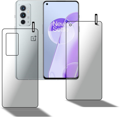 PONDRIK Front and Back Screen Guard for OnePlus 9RT 5G(Pack of 2)