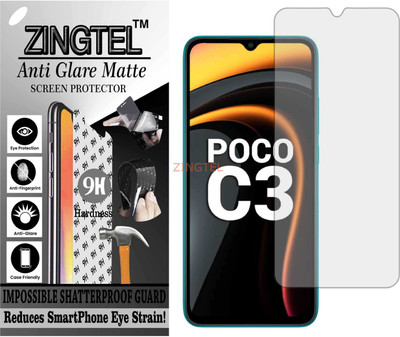 ZINGTEL Impossible Screen Guard for MI POCO C3 (Matte Finish)(Pack of 1)