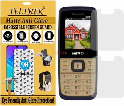 TELTREK Impossible Screen Guard for LAVA HERO 600 PLUS (Shatterproof Matte)(Pack of 1)