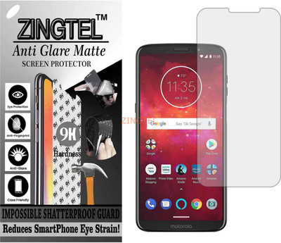 ZINGTEL Impossible Screen Guard for MOTOROLA MOTO Z3 PLAY (Matte Finish)(Pack of 1)