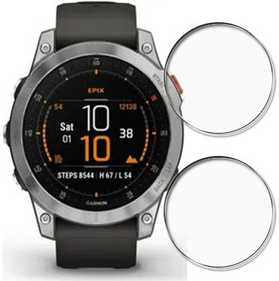 tombik Impossible Screen Guard for Garmin Epix Gen 2 Smartwatch PACK-2(Pack of 2)