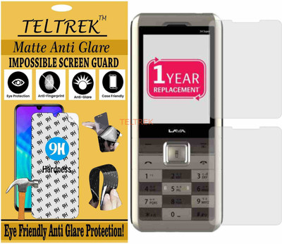 TELTREK Impossible Screen Guard for LAVA 34 SUPER (Shatterproof Matte)(Pack of 1)