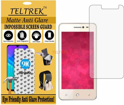 TELTREK Impossible Screen Guard for INTEX GLAM (Shatterproof Matte)(Pack of 1)