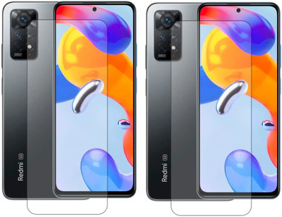 ISAAK Tempered Glass Guard for Redmi Note 11 5G(Pack of 2)