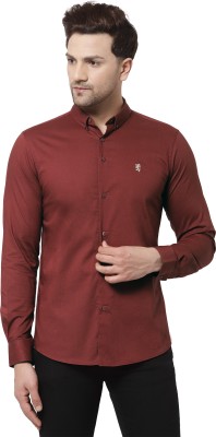 Red Tape Men Solid Casual Red Shirt