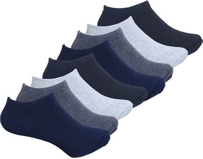 The Skin Touch Unisex Solid Low Cut(Pack of 8)