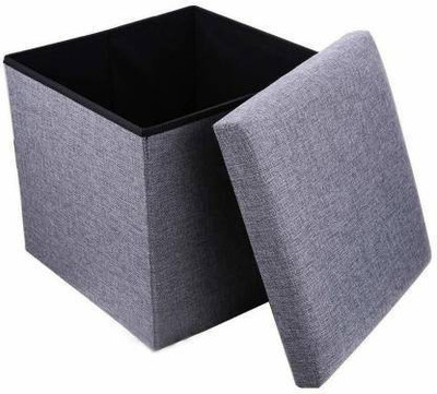 FerxiicExpo Collapsible Folding Storage Ottoman Cube Fabric Foot Rest Stool Toys Storage Box Living & Bedroom Stool(Multicolor, Pre-assembled)