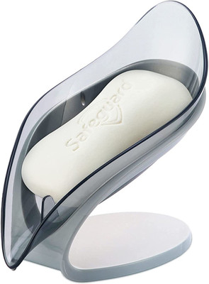 PROMIXO Leaf Shape Soap Box Self Draining Bathroom Soap Holder(Multicolor)