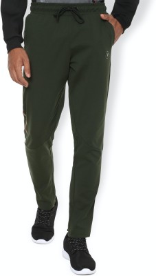 VAN HEUSEN Striped Men Green Track Pants