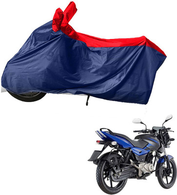 RiderShine Two Wheeler Cover for Bajaj(Pulsar 200 NS DTS-i, Blue, Red)