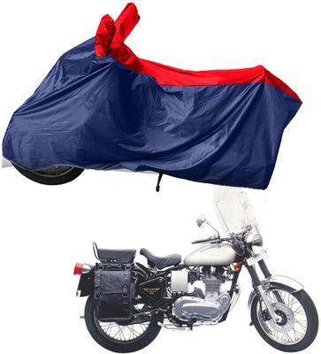 RiderShine Two Wheeler Cover for Royal Enfield(Machismo 500, Blue, Red)