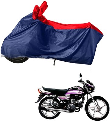 RiderShine Two Wheeler Cover for Hero(CD Dawn, Blue, Red)