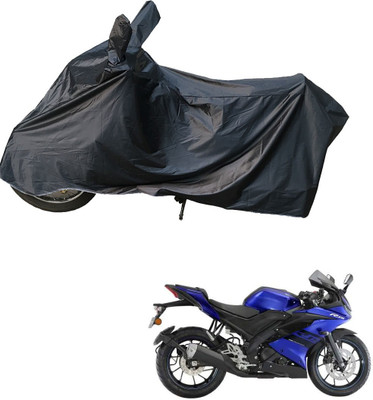 RiderShine Two Wheeler Cover for Yamaha(YZF R15 S, Black)