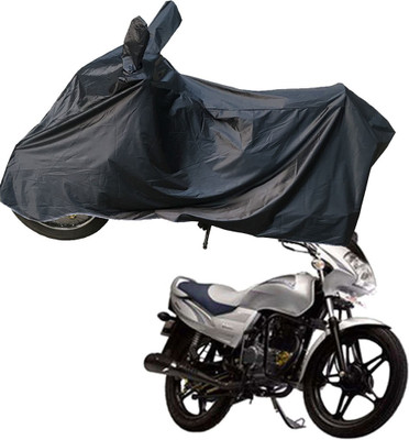 RiderShine Two Wheeler Cover for LML(Freedom Prima, Black)