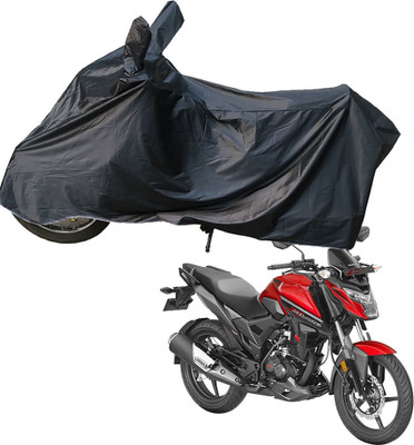 RiderShine Two Wheeler Cover for Honda(X-Blade, Black)
