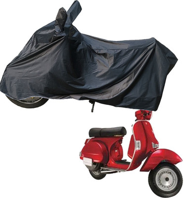 RiderShine Two Wheeler Cover for LML(Star Euro 150, Black)