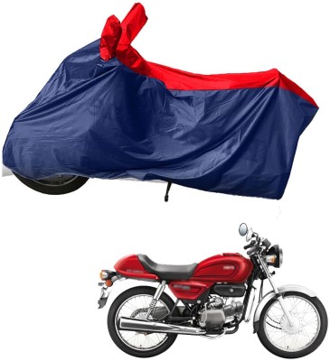 RiderShine Two Wheeler Cover for Hero(Splendor Pro Classic, Blue, Red)