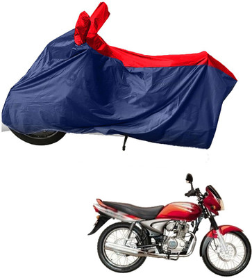 RiderShine Two Wheeler Cover for Bajaj(Wind 125, Blue, Red)