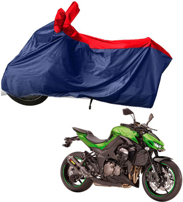 RiderShine Two Wheeler Cover for Kawasaki(Z1000, Blue, Red)