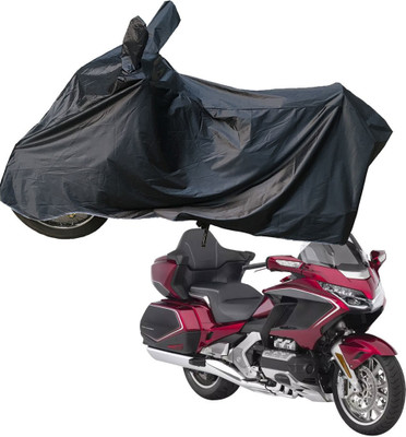 RiderShine Two Wheeler Cover for Honda(Gold Wing GL1800, Black)