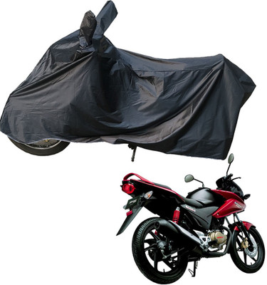 RiderShine Two Wheeler Cover for Honda(CBF Stunner, Black)