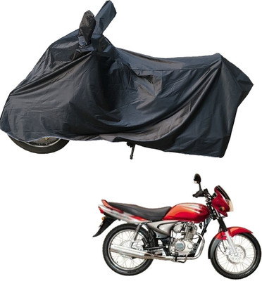 RiderShine Two Wheeler Cover for Bajaj(Wind 125, Black)