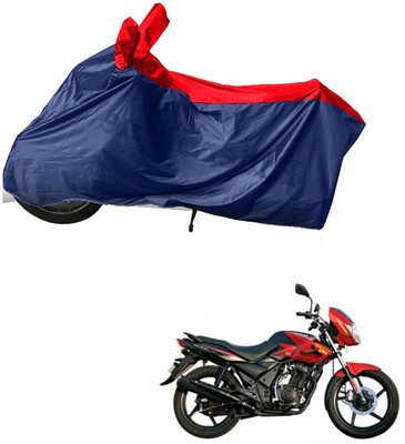 RiderShine Two Wheeler Cover for TVS(Flame 125, Blue, Red)