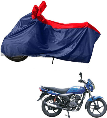 RiderShine Two Wheeler Cover for Bajaj(Platina 125, Blue, Red)