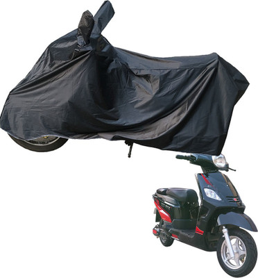 RiderShine Two Wheeler Cover for Hero(Electric NYX, Black)