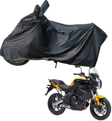 RiderShine Two Wheeler Cover for Kawasaki(Versys 650, Black)