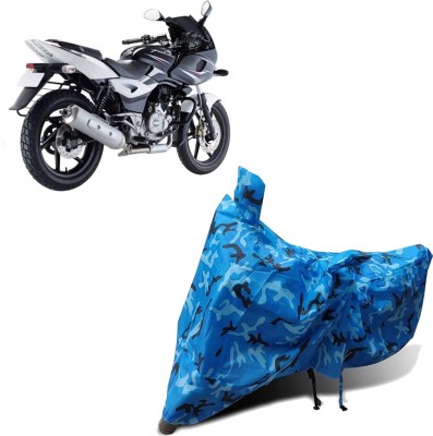 EXOME Two Wheeler Cover for Bajaj(Pulsar 220F, Blue)