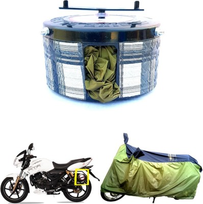 BIKE BLAZER Waterproof Two Wheeler Cover for TVS(Apache RTR 160, Green)