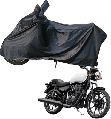 RiderShine Two Wheeler Cover for Royal Enfield(Thunderbird 350, Black)