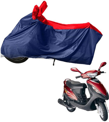 RiderShine Two Wheeler Cover for Kinetic(Nova, Blue, Red)