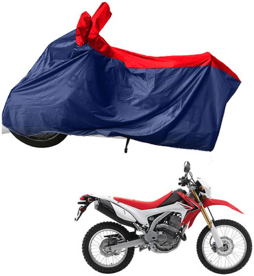 RiderShine Two Wheeler Cover for Honda(CRF 250 L, Blue, Red)