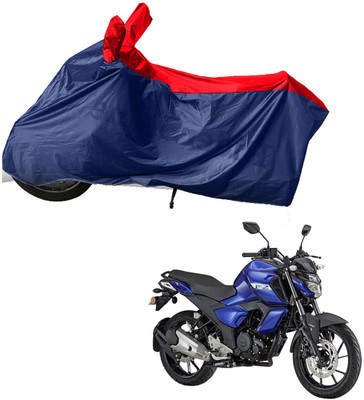 RiderShine Two Wheeler Cover for Yamaha(FZ S V3.0 FI, Blue, Red)