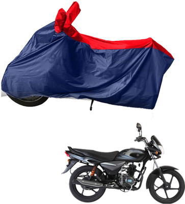 RiderShine Two Wheeler Cover for Bajaj(Platina 100 DTS-i, Blue, Red)