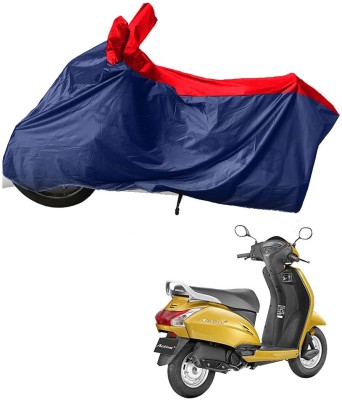 RiderShine Two Wheeler Cover for Honda(Activa 5G, Blue, Red)