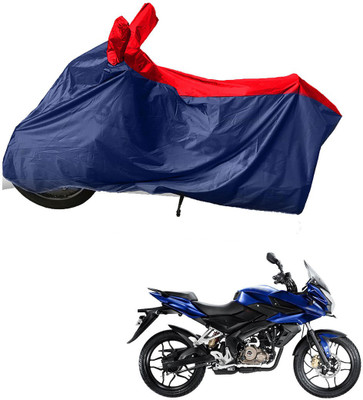 RiderShine Two Wheeler Cover for Bajaj(Pulsar AS 150, Blue, Red)