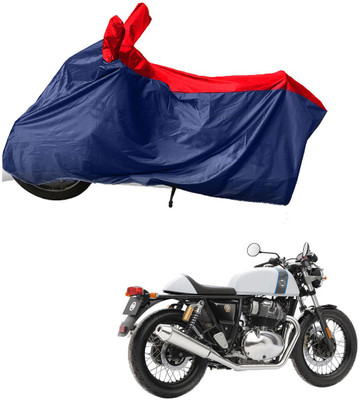RiderShine Two Wheeler Cover for Royal Enfield(Continental GT, Blue, Red)