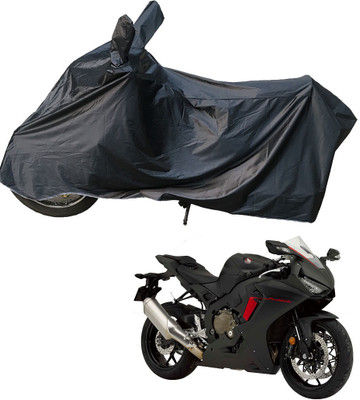 RiderShine Two Wheeler Cover for Honda(CBR1000RR Fireblade, Black)