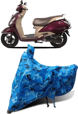 EXOME Two Wheeler Cover for TVS(Jupiter, Blue)