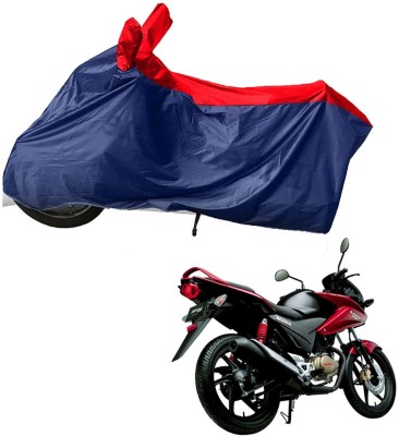 RiderShine Two Wheeler Cover for Honda(CBF Stunner, Blue, Red)