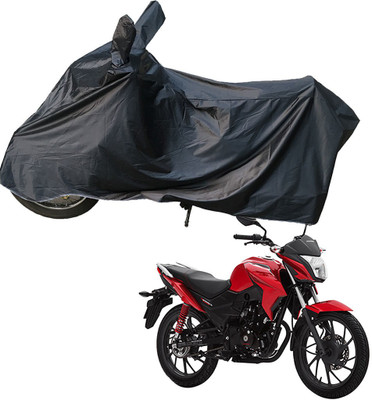 RiderShine Two Wheeler Cover for Honda(CB Twister, Black)